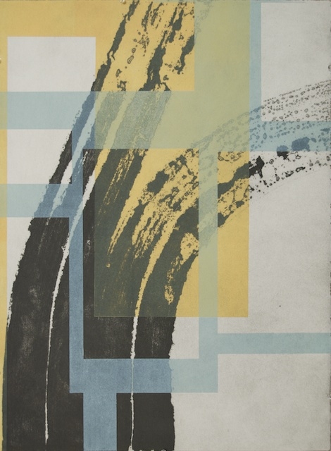 Ken Wood Strata 2010-14 Collograph and relief print