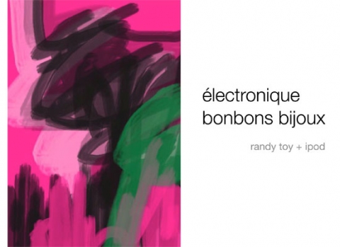 électronique bonbons bijoux R A N D Y T O Y Artist books softcover, glossy stock