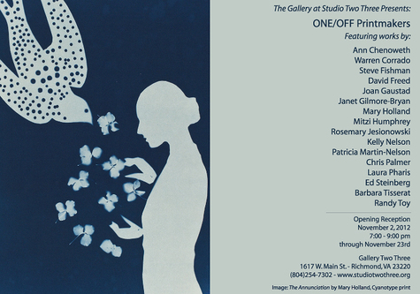 ONE OFF Printmakers R A N D Y T O Y News November 2, 2012 - November 30, 2012