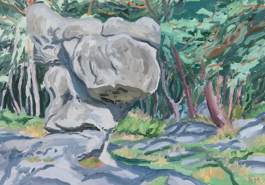 Le Sphinx du Druides Reid Masselink Society for Progress Awards oil on paper