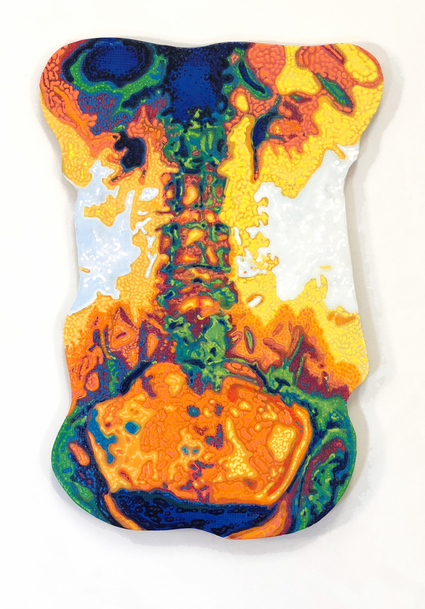 MATT ARNOLD 2014–2018 acrylic on shaped panel