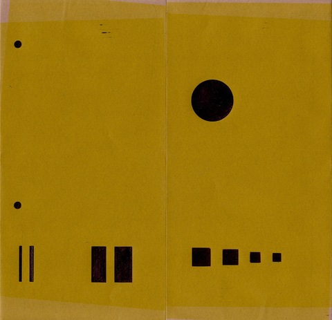 RICHARD CALDICOTT  Ballpoint pen and inkjet on 2 paper envelopes