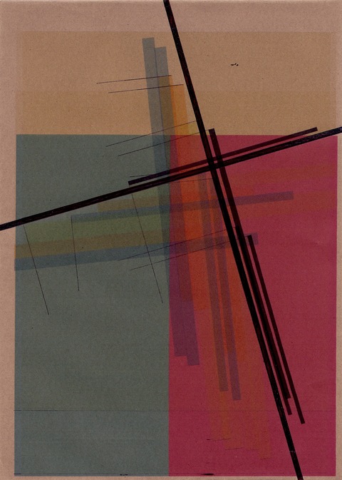 RICHARD CALDICOTT  Ballpoint pen and inkjet on paper envelope