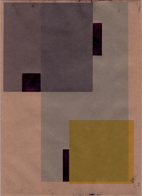 RICHARD CALDICOTT  Ballpoint pen and inkjet on paper envelope