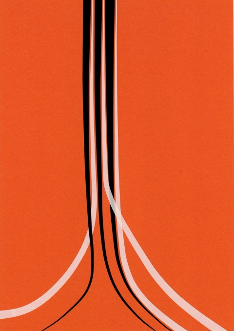 RICHARD CALDICOTT  Tape on paper
