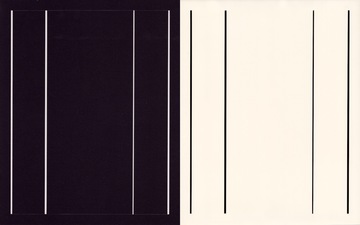 RICHARD CALDICOTT 2014 Photogram and black paper negative