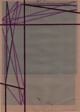 RICHARD CALDICOTT Envelope Drawings 2012 Ballpoint pen and inkjet on paper envelope
