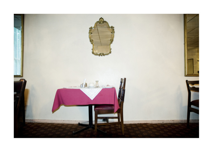 The deceased Mr Numlist's Chair RICHARD MARK DOBSON The Crest Hotel Lambda Chromogenic Print