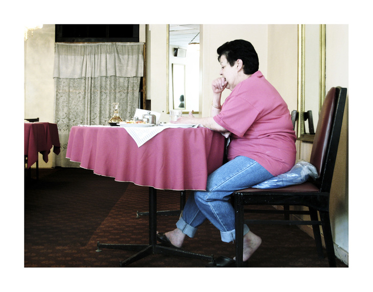 Mrs Stein RICHARD MARK DOBSON The Crest Hotel Lambda Chromogenic Print