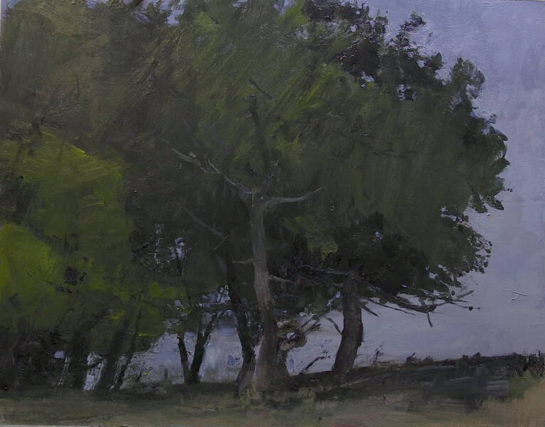 Robert Dorlac Landscape oil/panel