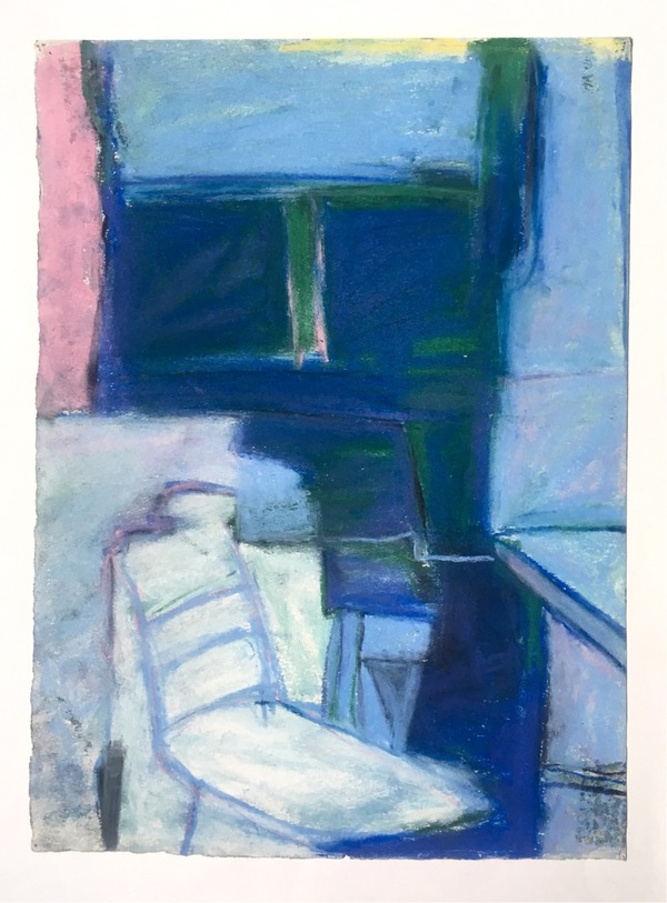 Robert G. Edelman        Art Consultant/Writer/Independent Curator     Interiors  Pastel, colored pencil on paper