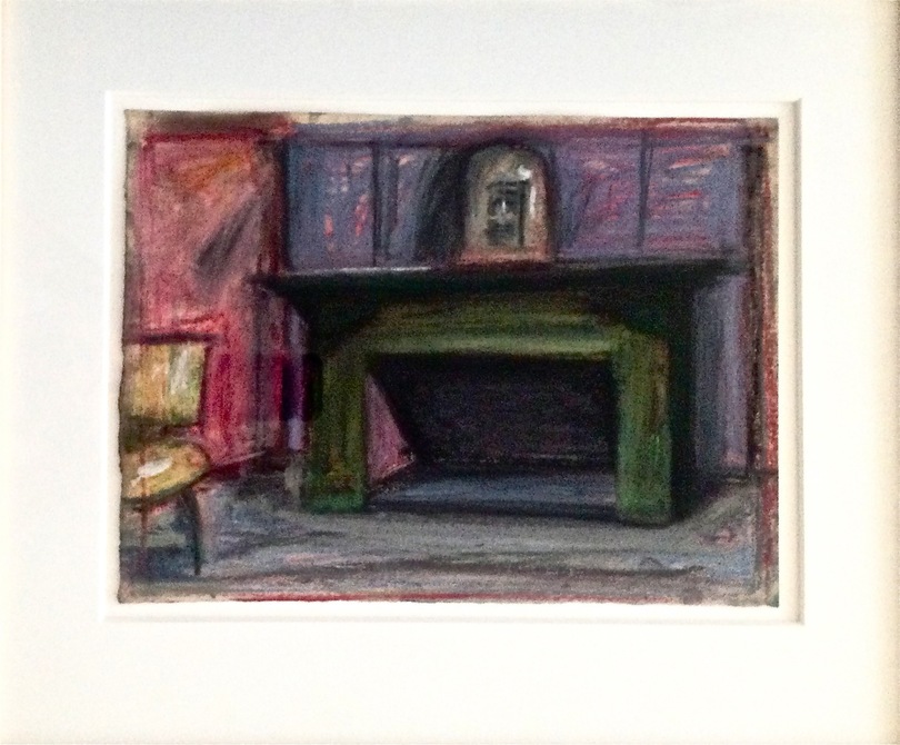 Robert G. Edelman        Art Consultant/Writer/Independent Curator     Interiors 90's Pastel. graphite on paper