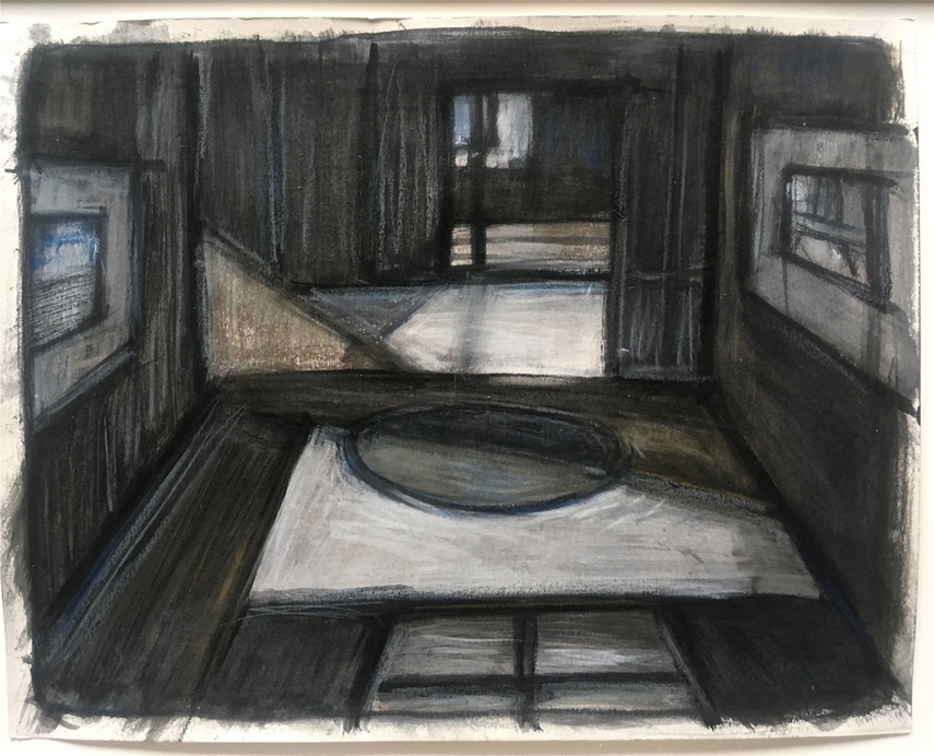Robert G. Edelman        Art Consultant/Writer/Independent Curator     Interiors  acrylic, oil pastel, graphite on paper