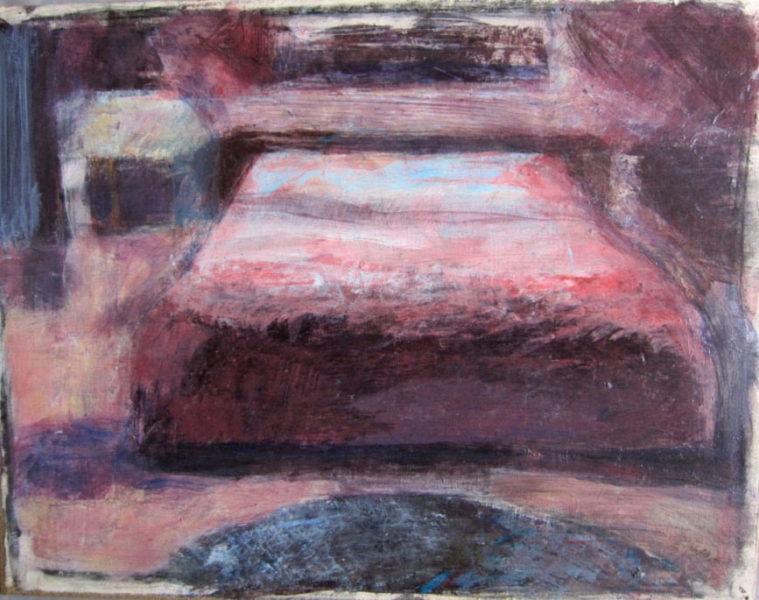 Beantown Bedroom Robert G. Edelman Art Consultant/Writer/Independent Curator Interiors 90's Acrylic on paper, mounted on linen