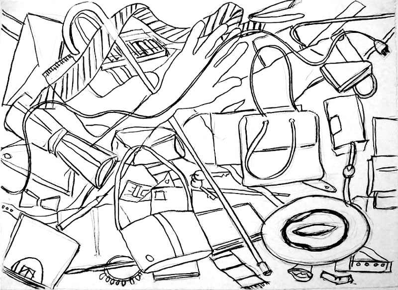 Accumulation Robert G. Edelman Art Consultant/Writer/Independent Curator Works on paper Charcoal, graphite on paper