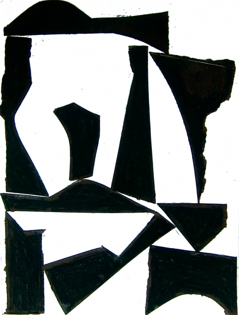 Sanctuary Robert G. Edelman Art Consultant/Writer/Independent Curator Collages Collage, graphite on paper