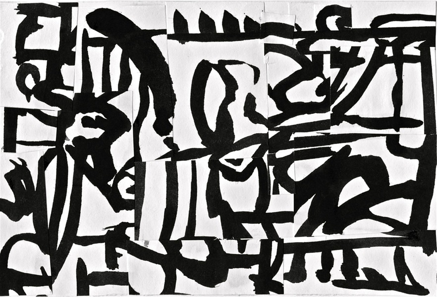 In a Cage Robert G. Edelman Art Consultant/Writer/Independent Curator Collages ink, collage on paper
