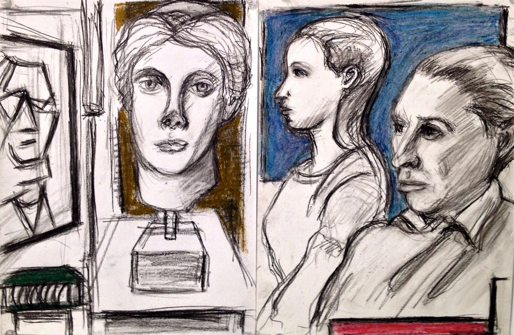 Reflection: In the Family Robert G. Edelman Art Consultant/Writer/Independent Curator Works on paper Oilstick, charcoal, graphite on paper