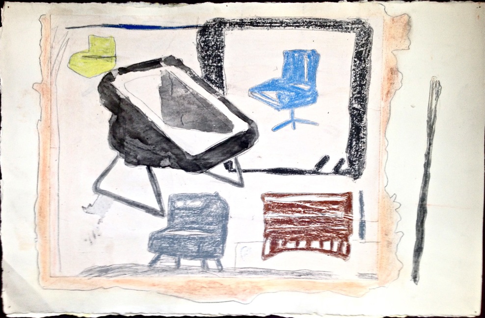 Chair Mix 2 Robert G. Edelman Art Consultant/Writer/Independent Curator Works on paper Watercolor, graphite, pastel, collage on paper