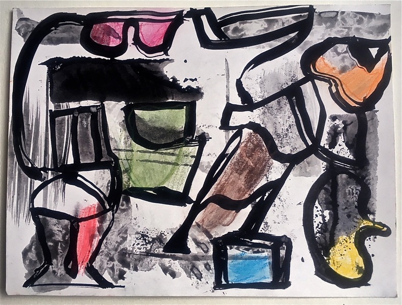 Moving On Robert G. Edelman Art Consultant/Writer/Independent Curator Works on paper Ink, colored pencil, chalk, charcoal on paper