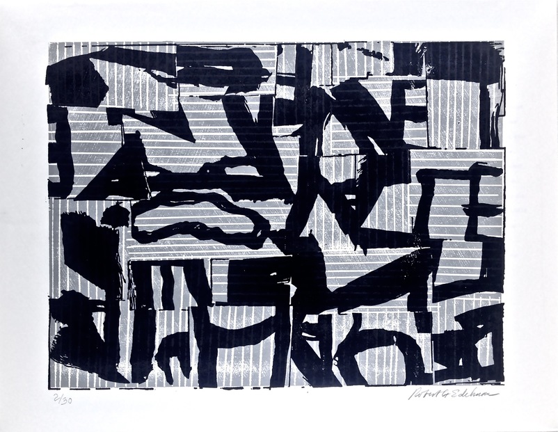 Five Fathoms 2 Robert G. Edelman Art Consultant/Writer/Independent Curator Prints Woodcut, printer's ink on handmade paper