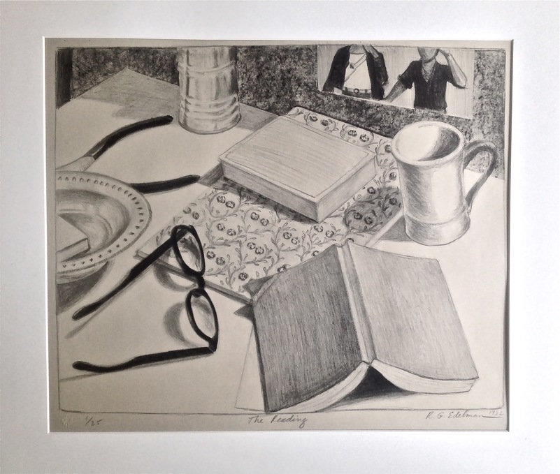 The Reading Robert G. Edelman Art Consultant/Writer/Independent Curator Prints Lithograph on paper