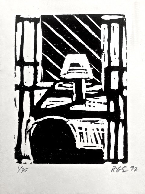 Untitled (The Lamp) Robert G. Edelman Art Consultant/Writer/Independent Curator Prints Linocut on paper