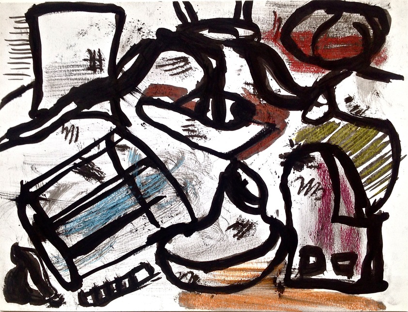 Leftovers Robert G. Edelman Art Consultant/Writer/Independent Curator Works on paper Ink, charcoal, watercolor, pastel on paper