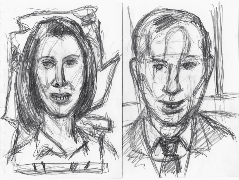 The Couple Robert G. Edelman Art Consultant/Writer/Independent Curator Works on paper Graphite on paper