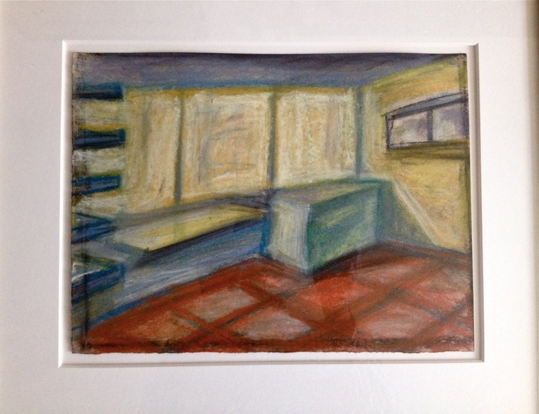 The Minimalist Robert G. Edelman Art Consultant/Writer/Independent Curator Interiors 90's Pastel, graphite on paper