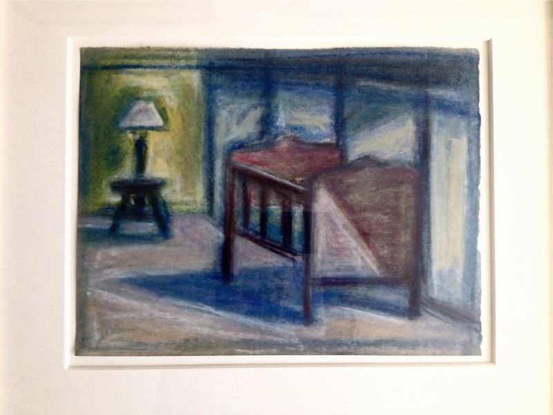 The Crib Robert G. Edelman Art Consultant/Writer/Independent Curator Interiors 90's Pastel, graphite on paper