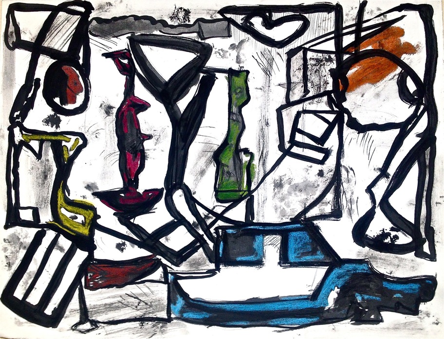Alternate Route Robert G. Edelman Art Consultant/Writer/Independent Curator Works on paper charcoal, watercolor, pastel, ink on paper