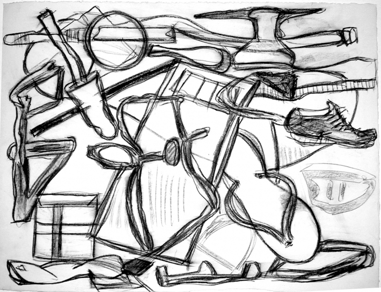 Someone or Something at the Door Robert G. Edelman Art Consultant/Writer/Independent Curator Works on paper charcoal, graphite on paper