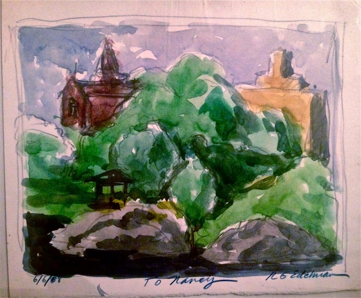 CP Belvedere and Turtle Pond Robert G. Edelman Art Consultant/Writer/Independent Curator Works on paper watercolor and graphite on paper