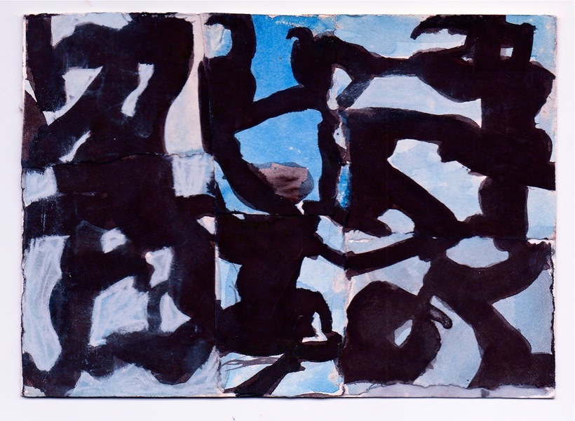 Beneath the Waves (Homage to Vija Celmins) Robert G. Edelman Art Consultant/Writer/Independent Curator Collages Paper collage, ink, watercolor on card