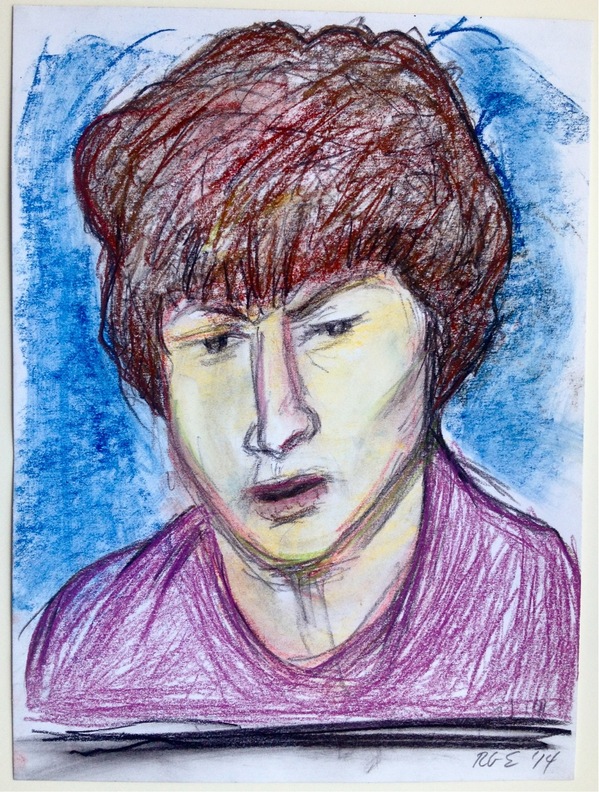 Zimmy, On The Road Robert G. Edelman Art Consultant/Writer/Independent Curator Works on paper Pastel, colored pencil on paper