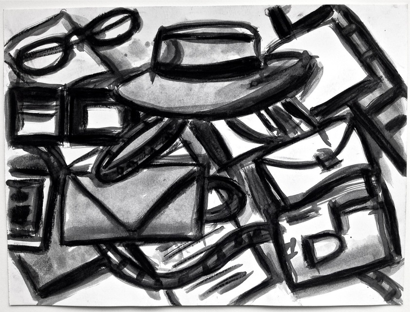 Art Fair Gear (study) Robert G. Edelman Art Consultant/Writer/Independent Curator Works on paper Ink, charcoal, graphite on paper