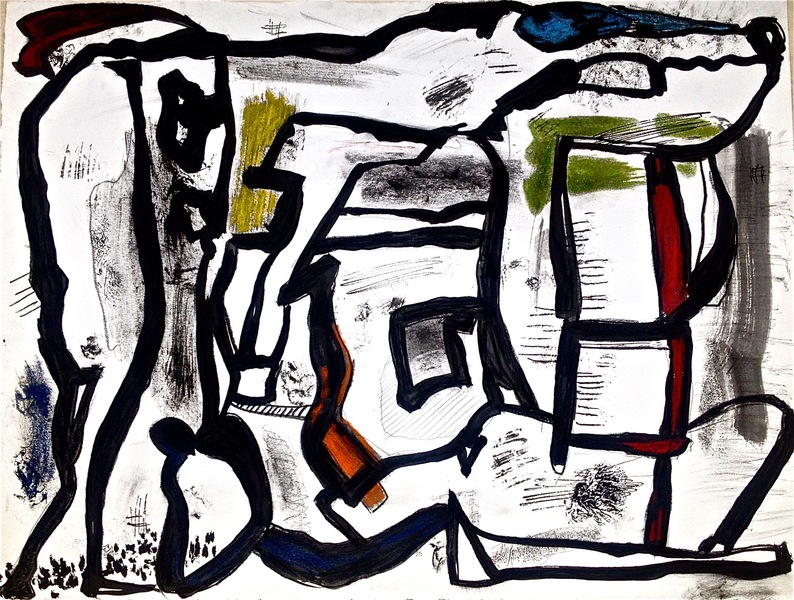 Close to Home II Robert G. Edelman Art Consultant/Writer/Independent Curator Works on paper charcoal, watercolor, ink on paper