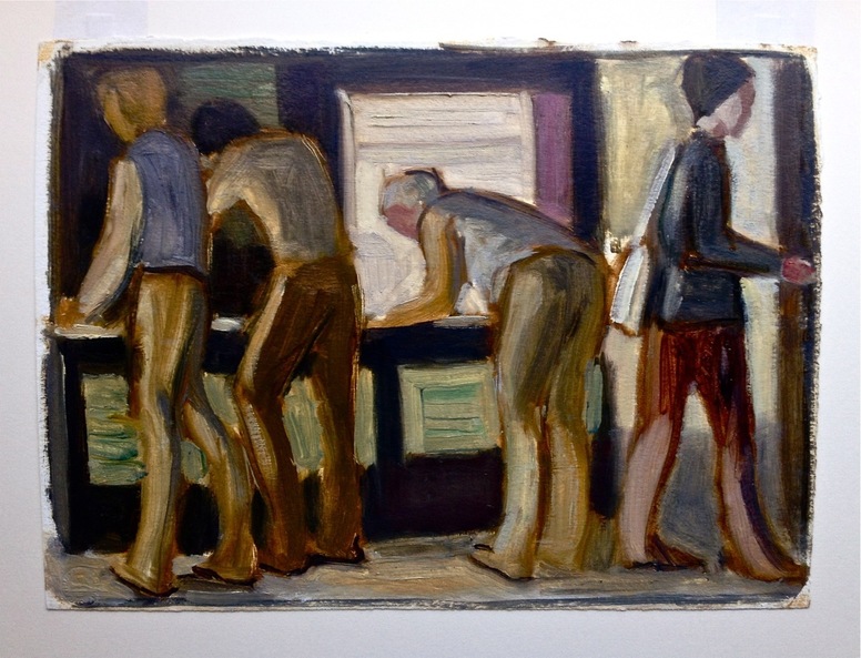 The Viewing Robert G. Edelman Art Consultant/Writer/Independent Curator Works on paper Oil, graphite on paper