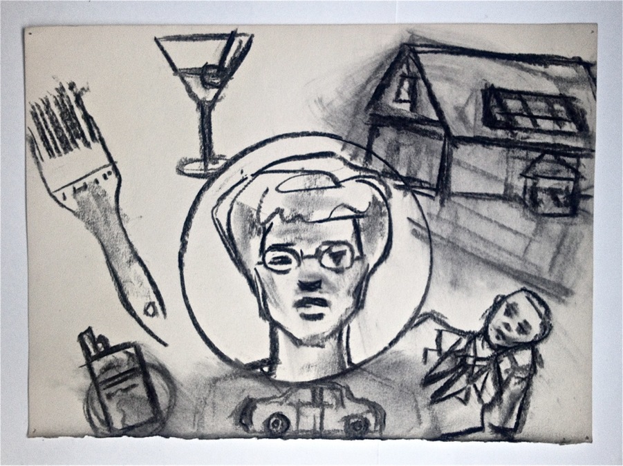 All In One Day Robert G. Edelman Art Consultant/Writer/Independent Curator Works on paper Charcoal on paper
