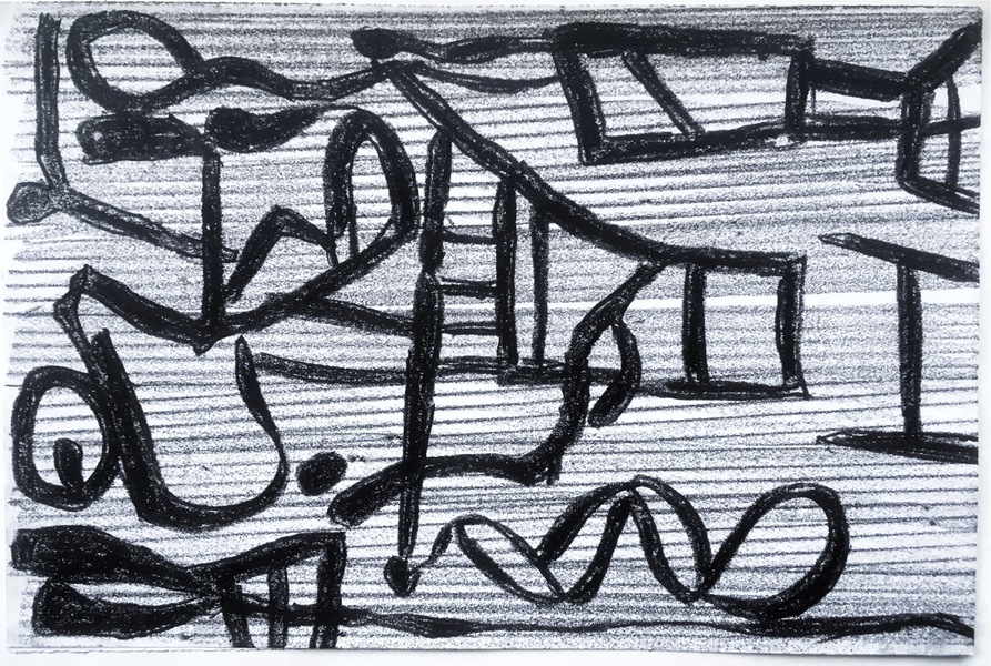 Almost There Robert G. Edelman Art Consultant/Writer/Independent Curator Works on paper Charcoal, graphite on paper