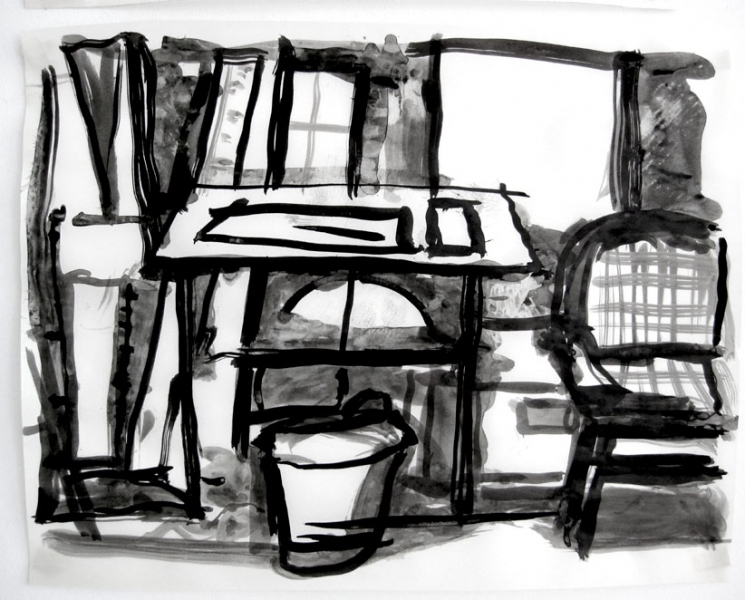 Studio @ 4 pm Robert G. Edelman Art Consultant/Writer/Independent Curator Works on paper ink on tracing paper