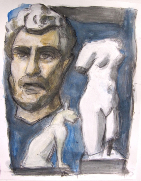 Harbingers Robert G. Edelman Art Consultant/Writer/Independent Curator Works on paper 11 x 9"