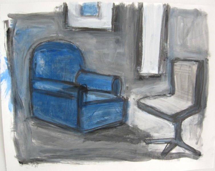 Consultation Robert G. Edelman Art Consultant/Writer/Independent Curator Interiors acrylic, graphite on paper