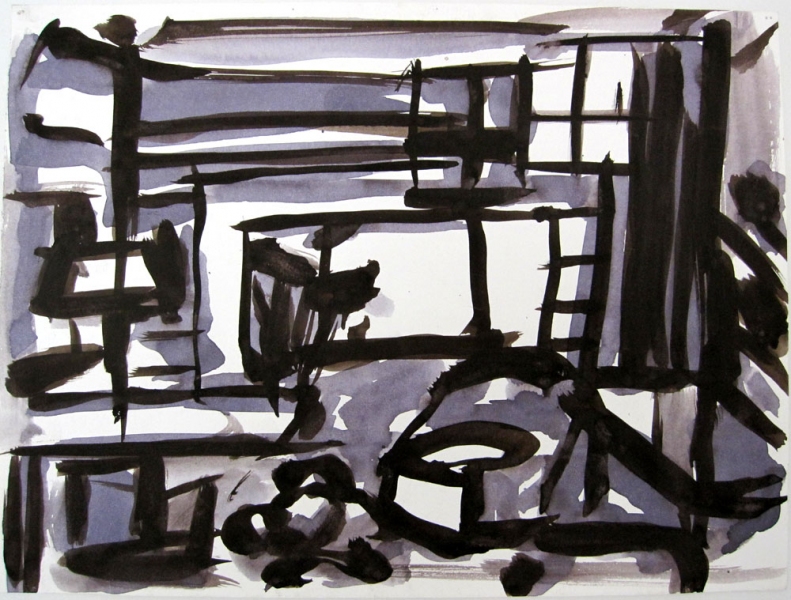 Country Place Robert G. Edelman Art Consultant/Writer/Independent Curator Interiors ink, watercolor on paper