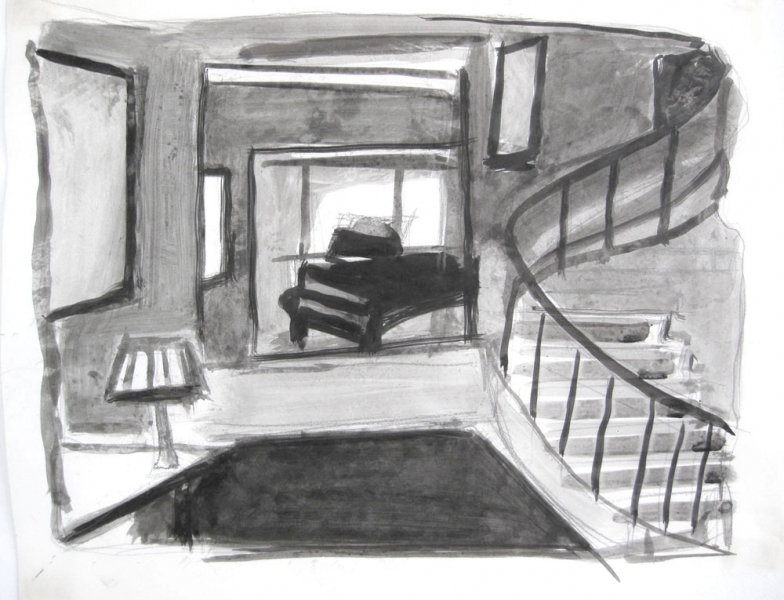 I Know That Tune Robert G. Edelman Art Consultant/Writer/Independent Curator Interiors ink, graphite on tracing paper