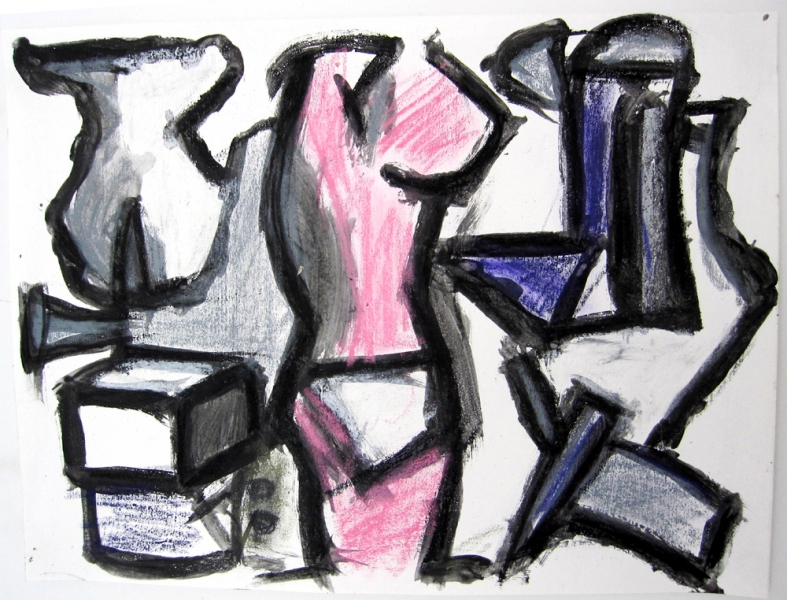 Fixation Robert G. Edelman Art Consultant/Writer/Independent Curator Works on paper acrylic, pastel crayon, graphite on paper