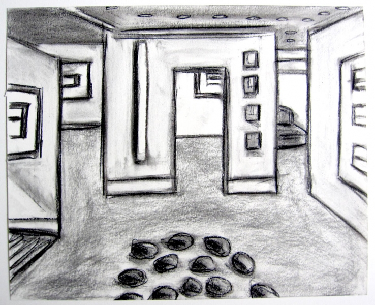 Minimal Works Robert G. Edelman Art Consultant/Writer/Independent Curator Interiors charcoal, garphite on paper