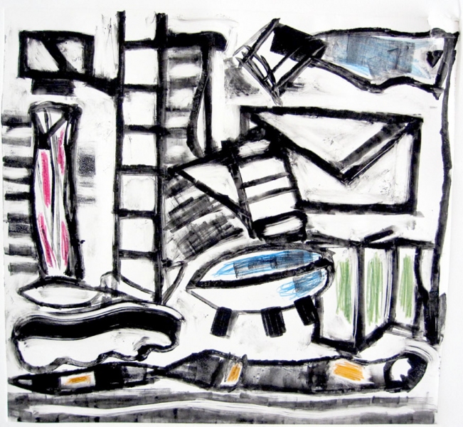 Hidden Agenda Robert G. Edelman Art Consultant/Writer/Independent Curator Prints Monoprint - printer's ink, aquacolor on paper