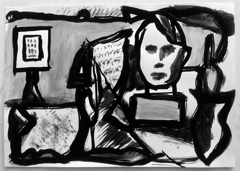Trophy Room Robert G. Edelman Art Consultant/Writer/Independent Curator Works on paper gouache, ink on paper
